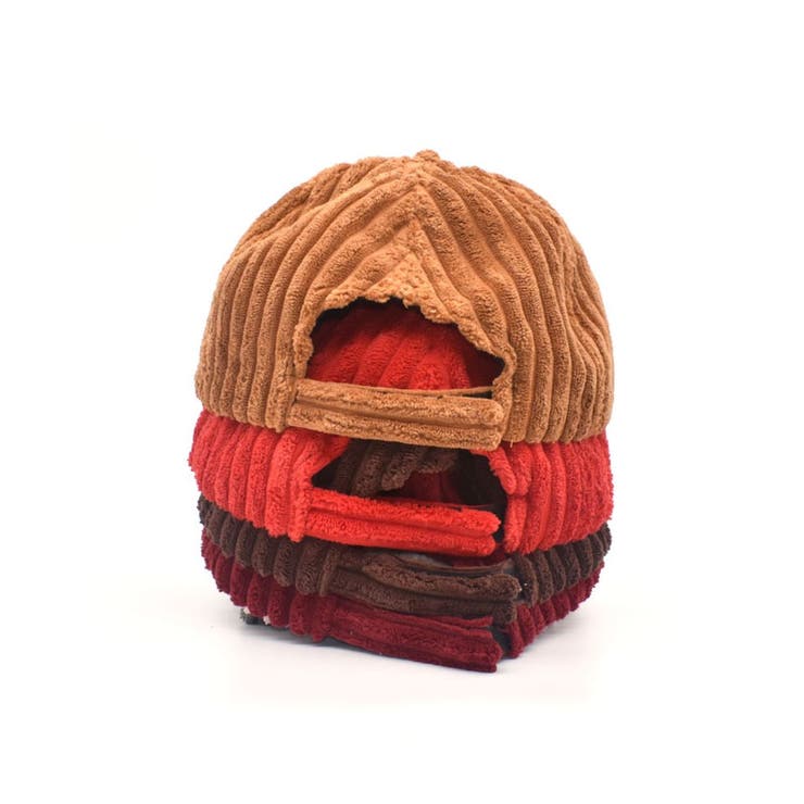 コーデのアクセントになるストライプデザインコーデュロイキャップ 冬 帽子 | maison de LATIR | 詳細画像3 