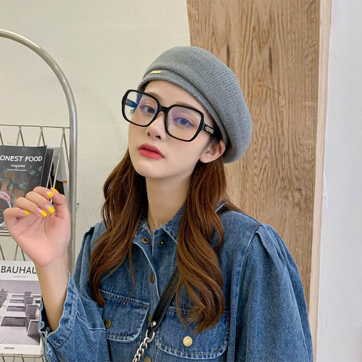 スッキリとしたシルエットが可愛いカラーニットベレー帽 秋 カジュアル | maison de LATIR | 詳細画像5 