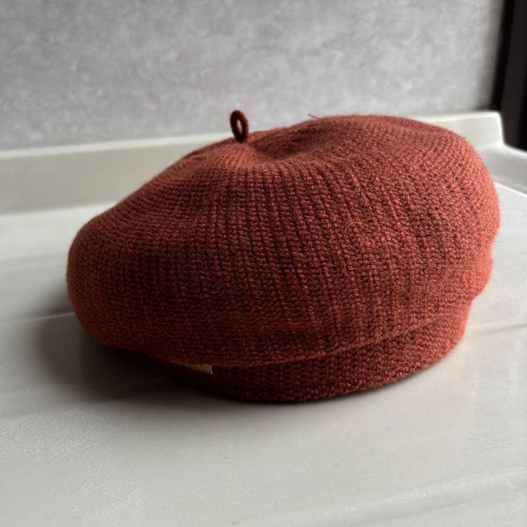 スッキリとしたシルエットが可愛いカラーニットベレー帽 秋 カジュアル | maison de LATIR | 詳細画像10 