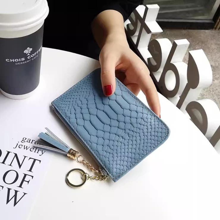 ブルー | マルチに活躍するスリムケース コインケース 小銭入れ | maison de LATIR