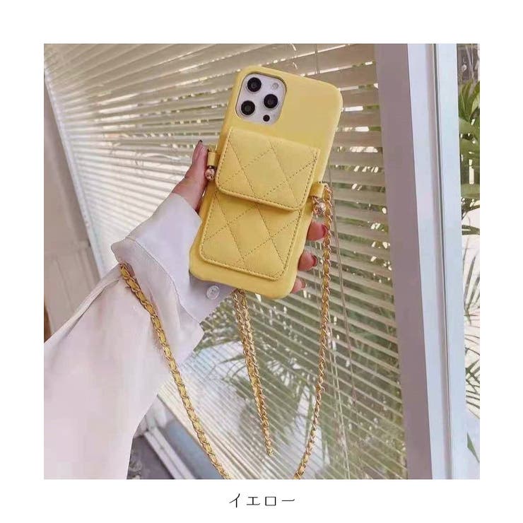 上品な雰囲気を楽しむキルティングポケット付きスマホケースショルダー スマホカバー… | maison de LATIR | 詳細画像11 