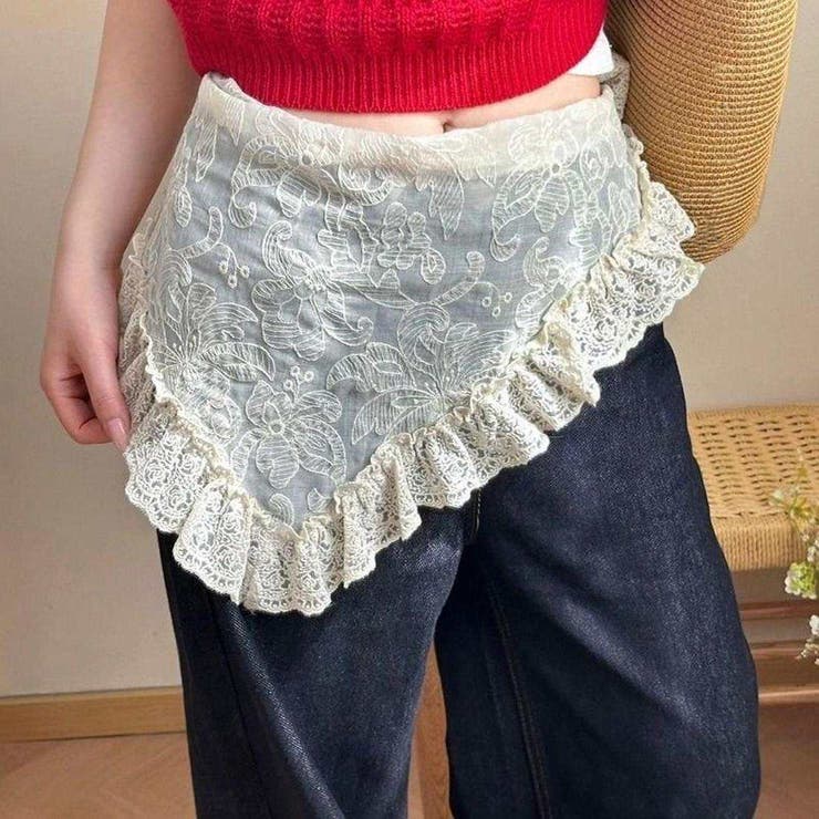 巻くだけで装いに表情をプラス。春に使えるマルチフリルレースアクセサリー ホーム … | maison de LATIR | 詳細画像2 