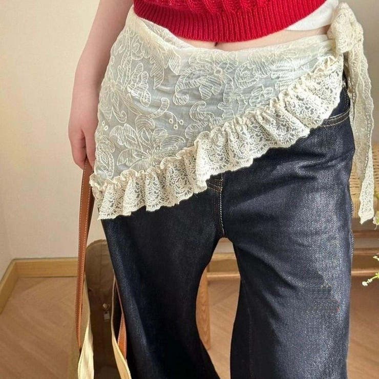 巻くだけで装いに表情をプラス。春に使えるマルチフリルレースアクセサリー ホーム … | maison de LATIR | 詳細画像3 