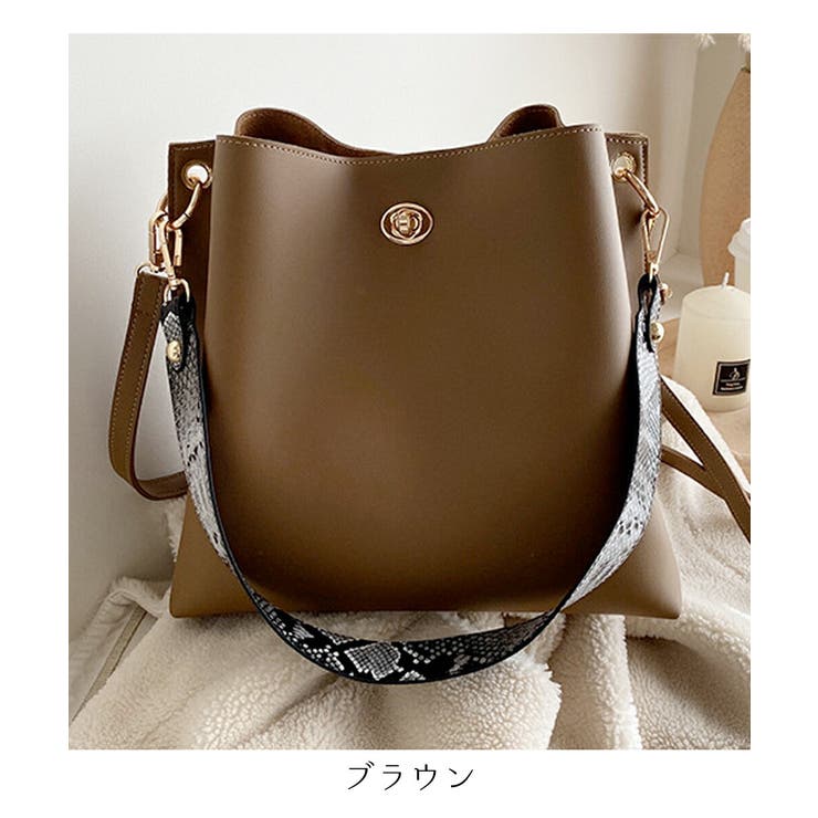 パイソンベルトスクエア2WAYバッグ PUレザーショルダーバッグ韓国ファッション[品番：MSDL0001648]｜maison de  LATIR（メゾンドラティール）のレディースファッション通販｜SHOPLIST（ショップリスト）