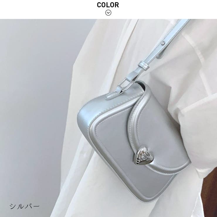 ハートのついたコロンと可愛いショルダーバッグ 2way ハート | maison de LATIR | 詳細画像16 