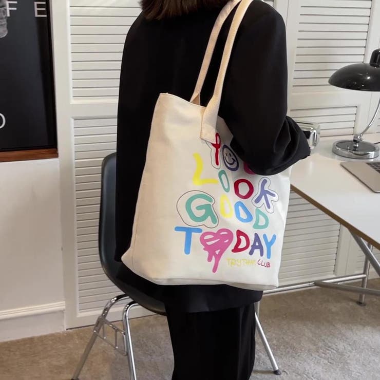 大容量カラフルトートバッグ トートバッグ ショルダーバッグ | maison de LATIR | 詳細画像2 