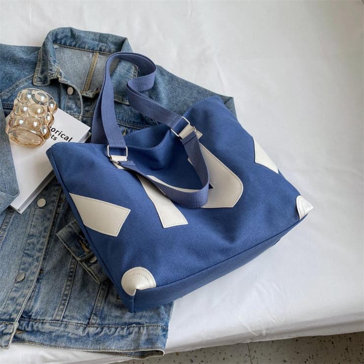 ブルー | 2wayキャンバストートバッグ バッグ トートバッグ | maison de LATIR