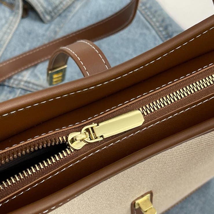 大容量キャンバスショルダートート バッグ トートバッグ | maison de LATIR | 詳細画像10 