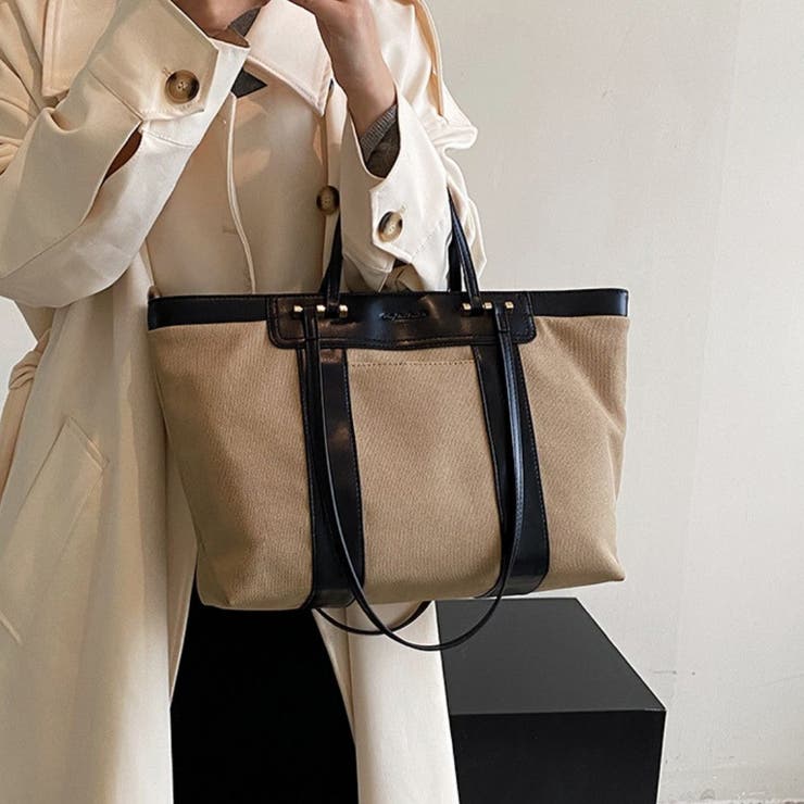 大容量2wayトートバッグ ハンドバッグ 肩掛け | maison de LATIR | 詳細画像3 