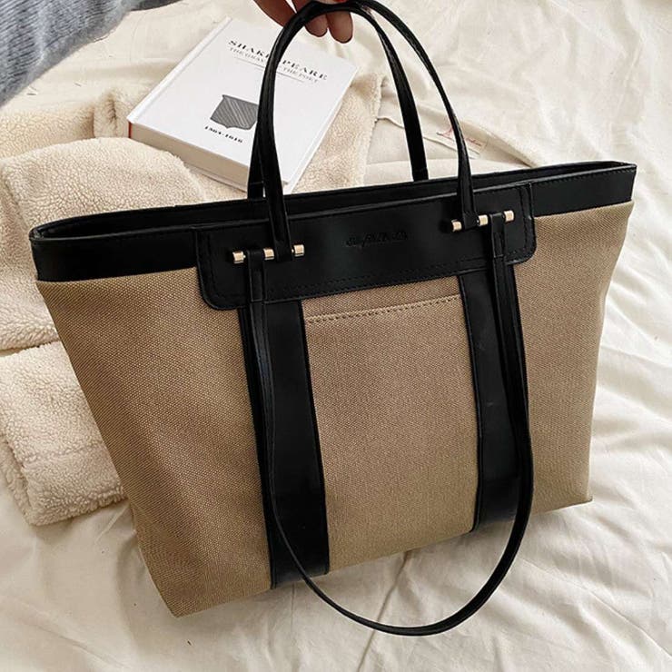 大容量2wayトートバッグ ハンドバッグ 肩掛け | maison de LATIR | 詳細画像10 