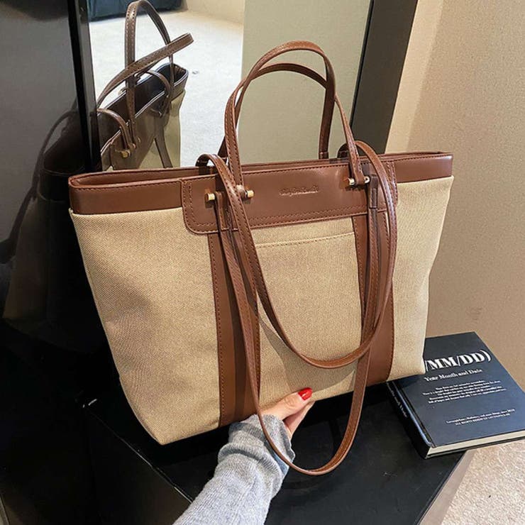 大容量2wayトートバッグ ハンドバッグ 肩掛け | maison de LATIR | 詳細画像13 