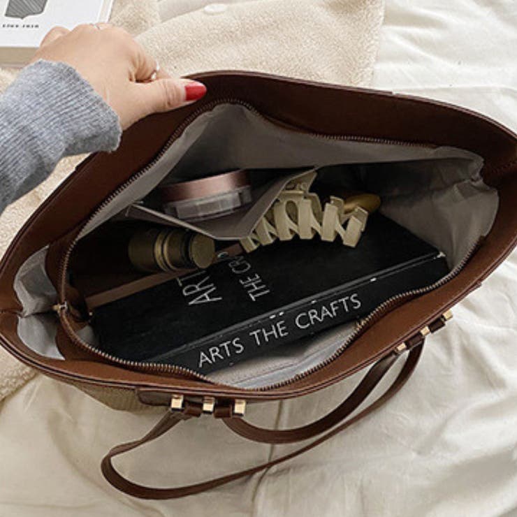 大容量2wayトートバッグ ハンドバッグ 肩掛け | maison de LATIR | 詳細画像14 