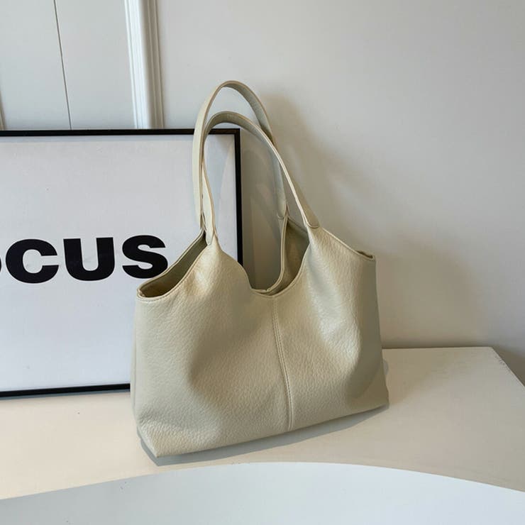 柔らかいフェイクレザートートバッグ トートバッグ ショルダーバッグ | maison de LATIR | 詳細画像7 