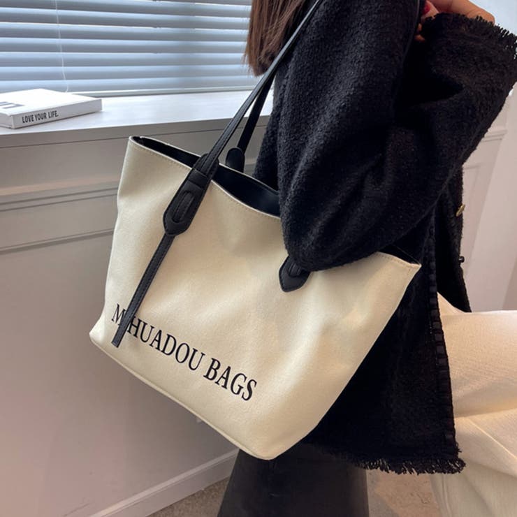 たっぷり収納できて幅広いシーンで活躍するトートバッグ ファッション雑貨 鞄 | maison de LATIR | 詳細画像4 