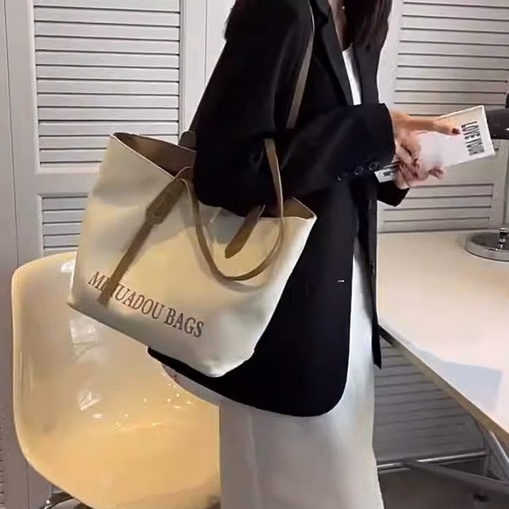 たっぷり収納できて幅広いシーンで活躍するトートバッグ ファッション雑貨 鞄 | maison de LATIR | 詳細画像7 