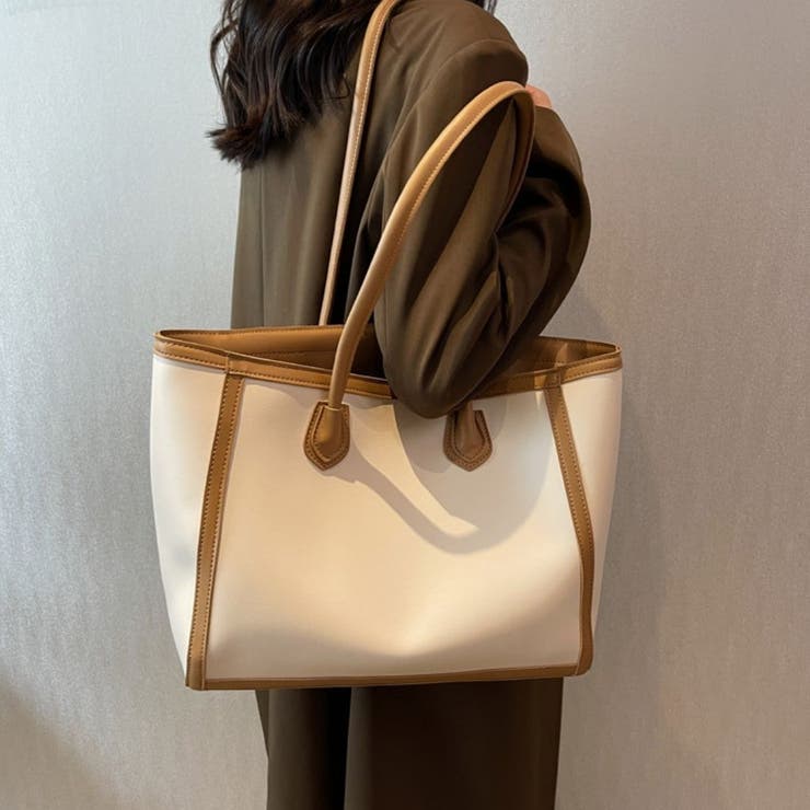 ホワイト | 幅広いシーンで活躍する頼れるトートバッグ ビジネス カジュアル | maison de LATIR