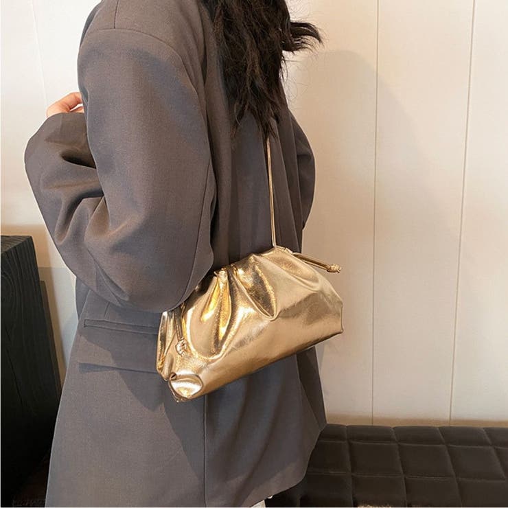 シーズンレスに活躍する巾着ショルダーバッグ 鞄 ファッション雑貨 | maison de LATIR | 詳細画像2 