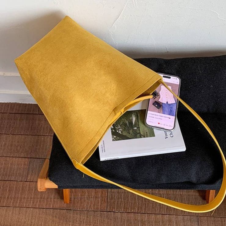 冬トレンドフェイクスエードバスケットバッグ ファッション雑貨 鞄 | maison de LATIR | 詳細画像9 