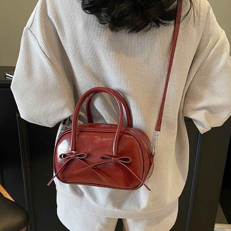 小さくても頼れる、大人かわいいリボンショルダーバッグ 鞄 ファッション雑貨 | maison de LATIR | 詳細画像1 