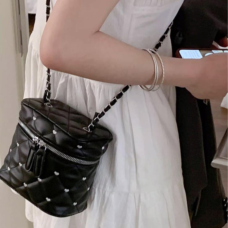 大人かわいいハートモチーフキルティング2wayショルダーバッグ オフィス | maison de LATIR | 詳細画像2 