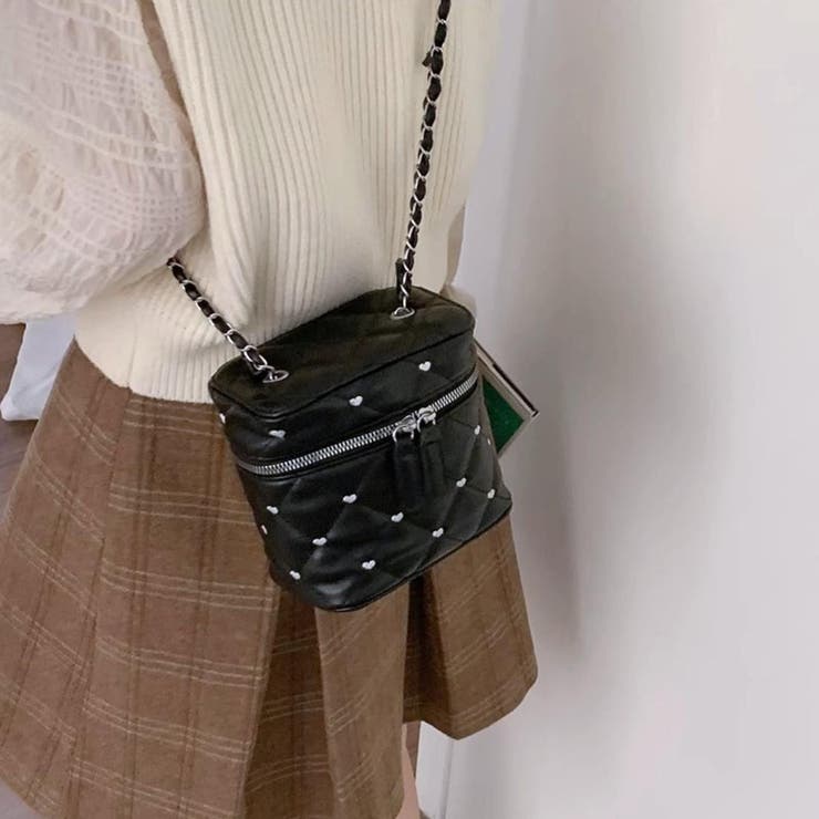 大人かわいいハートモチーフキルティング2wayショルダーバッグ オフィス | maison de LATIR | 詳細画像3 