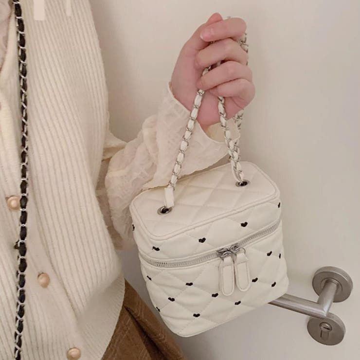 大人かわいいハートモチーフキルティング2wayショルダーバッグ オフィス | maison de LATIR | 詳細画像13 