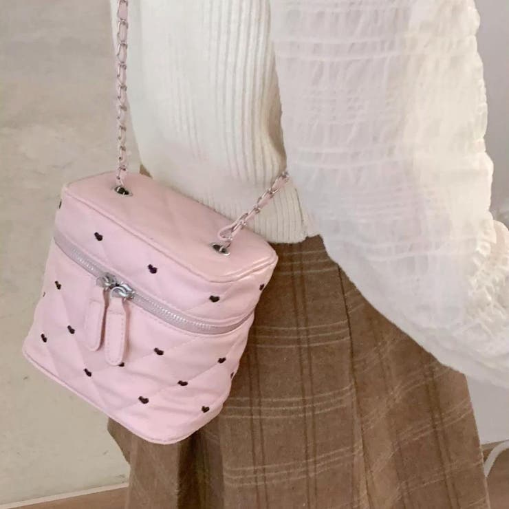 大人かわいいハートモチーフキルティング2wayショルダーバッグ オフィス | maison de LATIR | 詳細画像14 