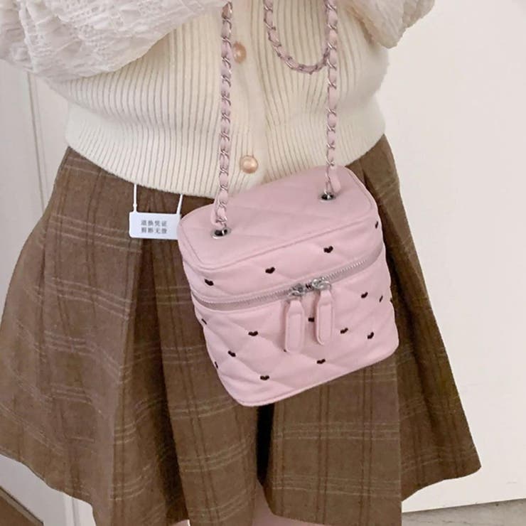 大人かわいいハートモチーフキルティング2wayショルダーバッグ オフィス | maison de LATIR | 詳細画像15 