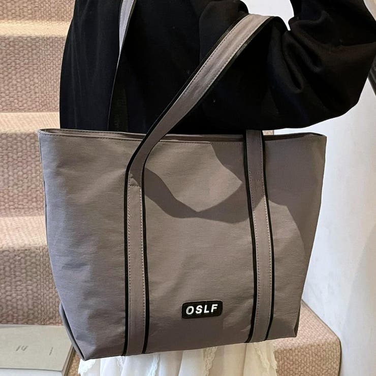 グレー | 上品見えカジュアルビッグトートバッグ 春 春服 | maison de LATIR