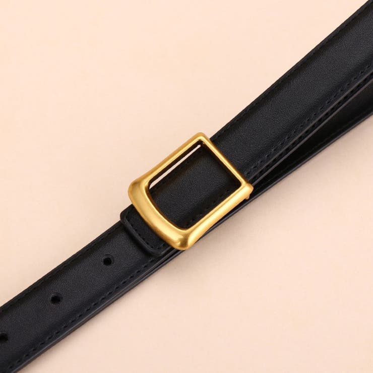長く愛用したくなるスクエアバックル本革ベーシックベルト アクセサリー ファッショ… | maison de LATIR | 詳細画像8 