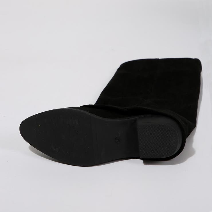 脚に沿う柔らかさと安定感美脚フラットブーツ シューズ ロングブーツ | maison de LATIR | 詳細画像10 