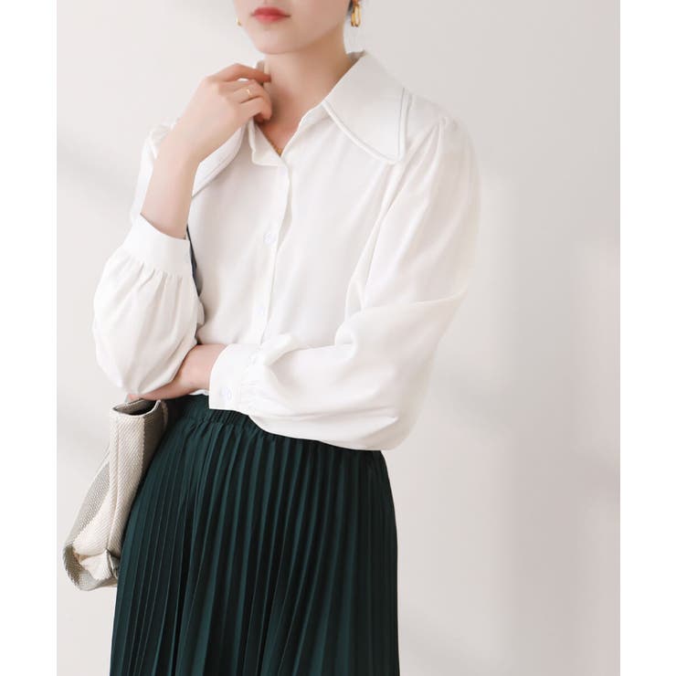 【新品未使用】H I AND Lantern blouse パフスリーブシャツ 新品タグ付】H I AND Lantern blouse パフスリーブ シャツ IORE 完売