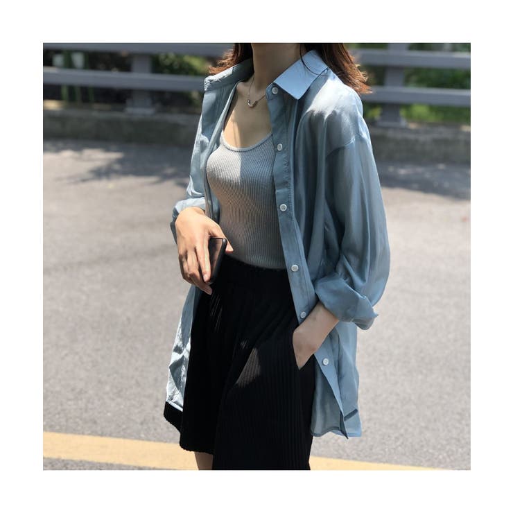 15000円♡ スコットクラブ購入 バックボタン シアーシャツ バックボタンデザインシアーシャツ - Vin - Vin｜YAMADAYA STORE
