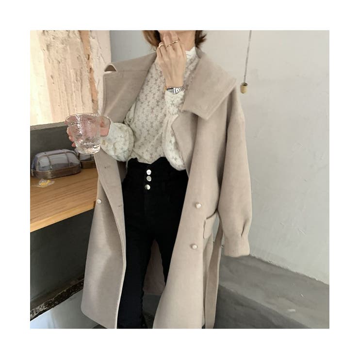 女性らしいレースデザインが映えるブラウス ハイネック シャツ | maison de LATIR | 詳細画像10 