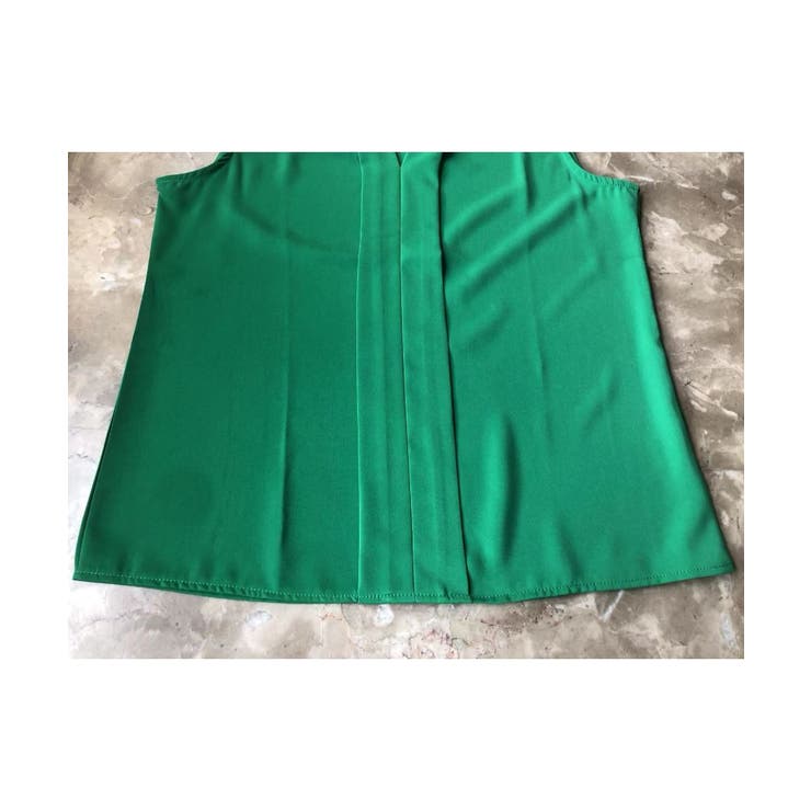 エレガントなコーデに仕上がるノースリーブシフォンブラウス Vネック 秋 | maison de LATIR | 詳細画像22 