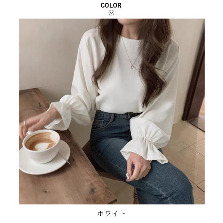 気分が思わずあがる！華やかなキャンディースリーブブラウス プルオーバー 大人 | maison de LATIR | 詳細画像13 