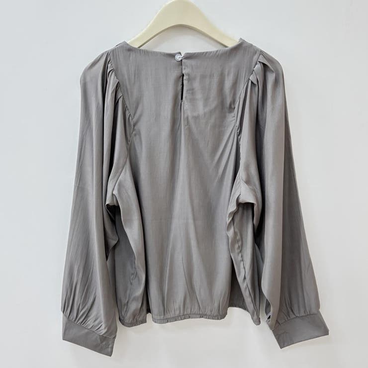 華やかなパフスリーブ長袖シャツ トップス カットソー | maison de LATIR | 詳細画像6 