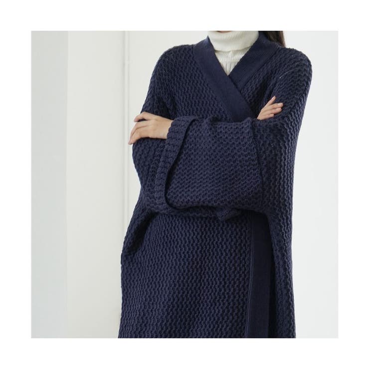 ゆったり感が可愛いロングニットカーディガン ニット ロングニット | maison de LATIR | 詳細画像6 