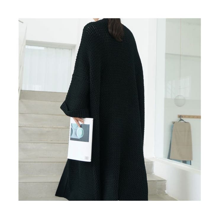 ゆったり感が可愛いロングニットカーディガン ニット ロングニット | maison de LATIR | 詳細画像8 