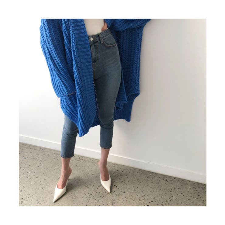 ゆったり感がオシャレなざっくり編みロングニットカーディガン カジュアル ロング | maison de LATIR | 詳細画像10 