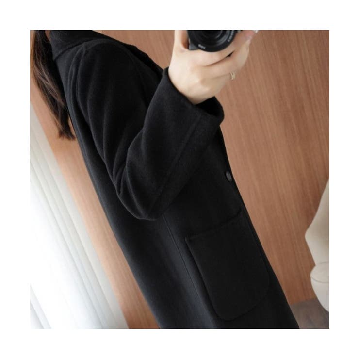 軽やかでソフトな着心地◎大人気のミドル丈チェースターコート ハーフコート | maison de LATIR | 詳細画像3 