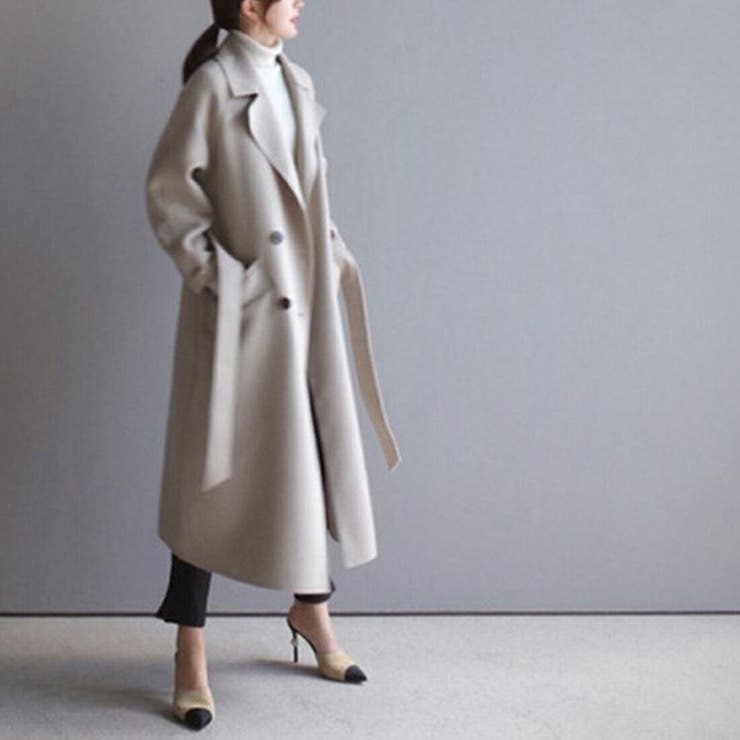 幅広いスタイリングにマッチするトレンチコート アウター コート | maison de LATIR | 詳細画像2 