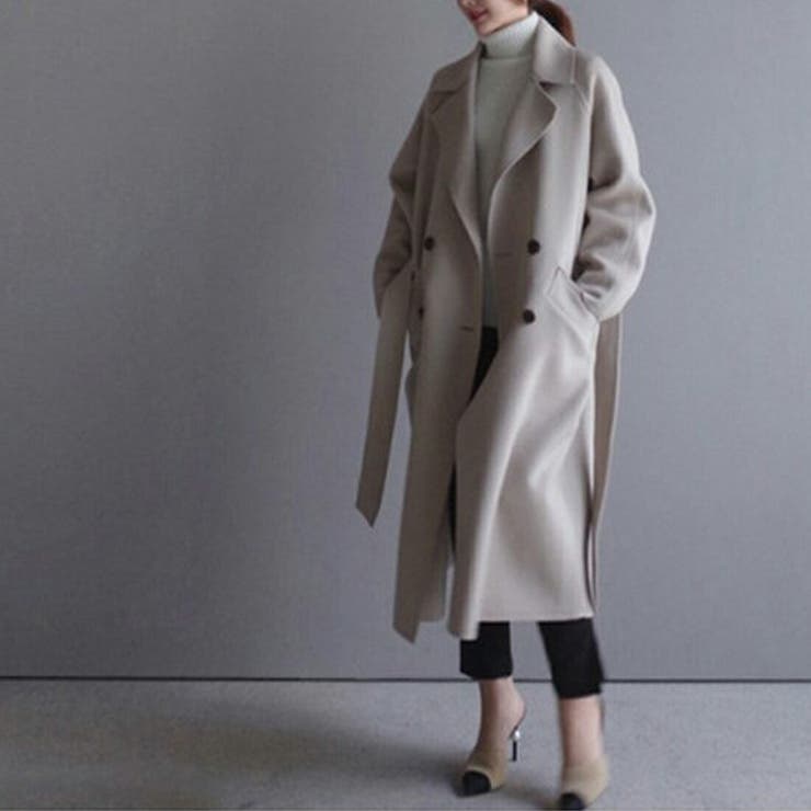 幅広いスタイリングにマッチするトレンチコート アウター コート | maison de LATIR | 詳細画像3 