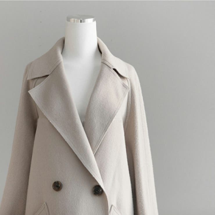 幅広いスタイリングにマッチするトレンチコート アウター コート | maison de LATIR | 詳細画像29 