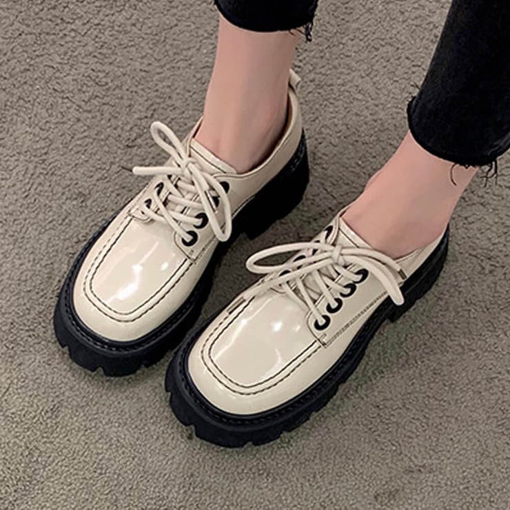 ころんとしたフォルムが可愛いマニッシュシューズ 厚底 マニッシュ 品番 Msdl Forcement フォースメント のレディースファッション通販 Shoplist ショップリスト