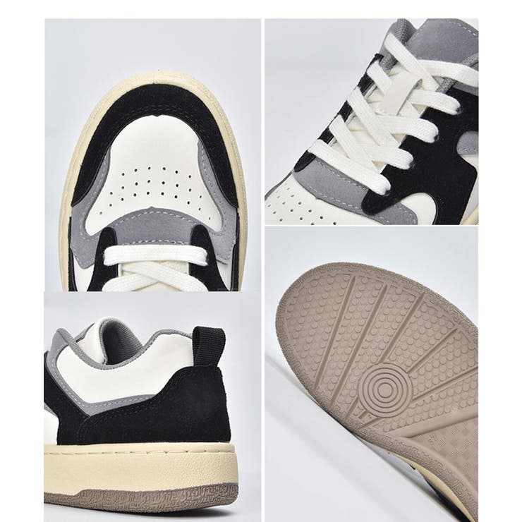 ボリューム感のある厚底スニーカー バイカラー スニーカー | maison de LATIR | 詳細画像11 