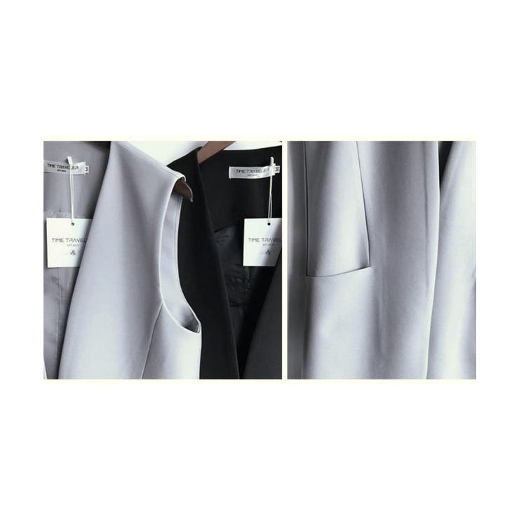 今季注目！即戦力ロングジレ ロング丈 ベスト | maison de LATIR | 詳細画像16 