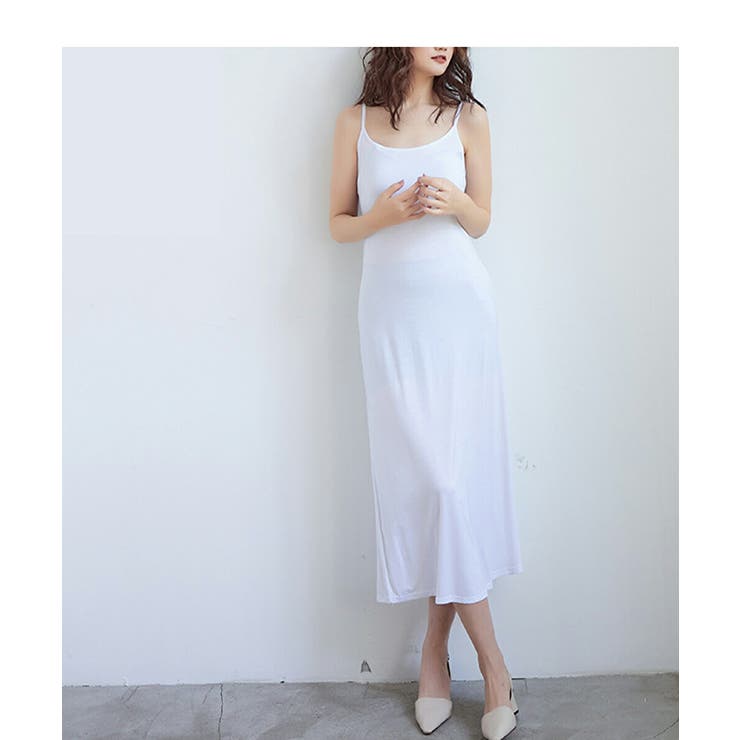 ebure ワンピース（ベルト、インナーキャミソールつき） 38号サイズ