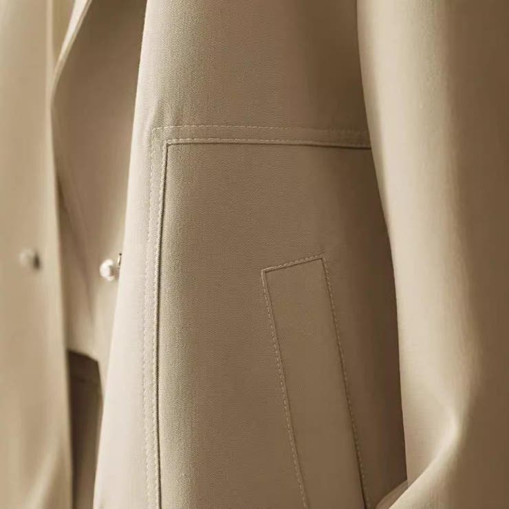 マットな生地感のカジュアルコート コート ショート丈 | maison de LATIR | 詳細画像11 