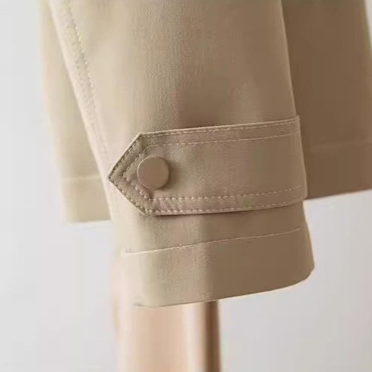 マットな生地感のカジュアルコート コート ショート丈 | maison de LATIR | 詳細画像13 